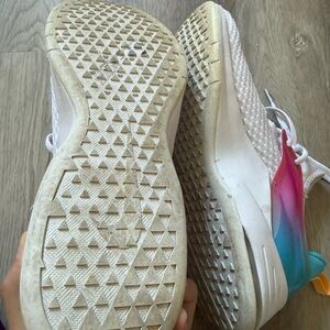 Nike White with Pink & Blue detail Sneakers size 11W